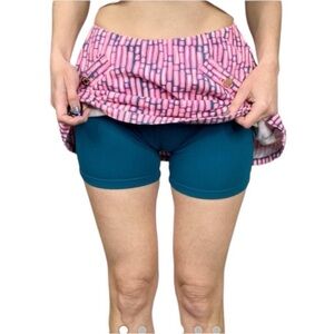 Lilly Pulitzer Skort MANDEVILLA PINK SLATHOUSE STRIPE